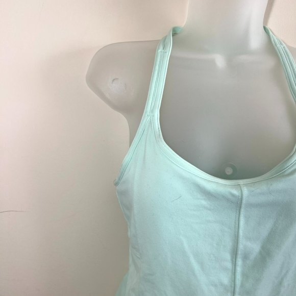 Athleta Tank Top Mint Green Raceback Sz M - Picture 4 of 6
